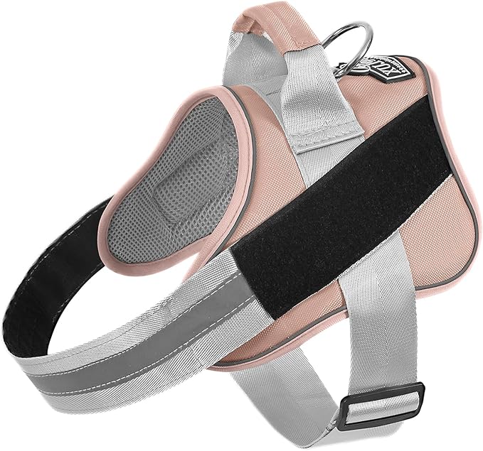 Bolux Dog Harness, No-Pull Reflective Dog Vest, Breathable Adjustable Pet Harness with Handle for Outdoor Walking - No More Pulling, Tugging or Choking Bolux