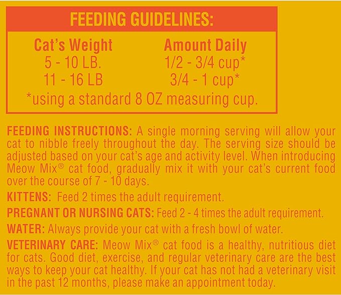Meow Mix Original Choice Dry Cat Food, 6.3 Pound Bag (Pack of 2) MeowMix