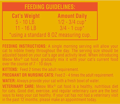 Meow Mix Original Choice Dry Cat Food, 6.3 Pound Bag (Pack of 2) MeowMix