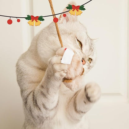 Gigwi Cat Toys for Indoor Cats, Interactive Cat Toy with Real Squeaky Mouse Electronic Sound Chirping, Kitten Toys Automatic Cat Mice Toy for Cat Exercise & Kicker to Self Play, Relieve Boredom - PAWPICO