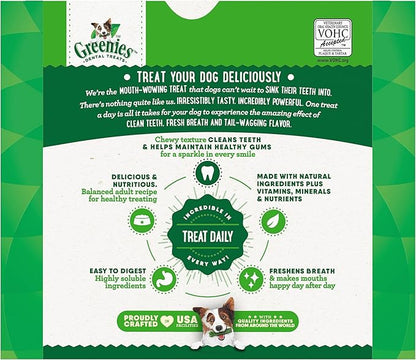 Greenies Original Teenie Natural Dental Care Dog Treats, 54 oz. Pack (192 Treats) - PAWPICO