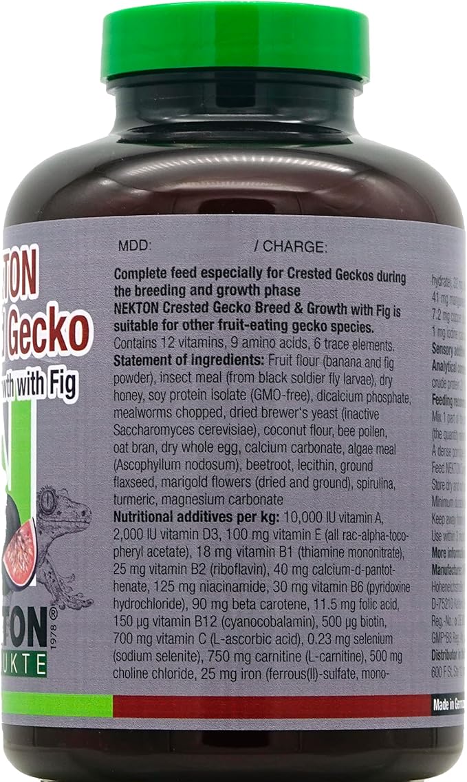 Nekton Crested Gecko Fig for Growth and Breeding 250g (8.82oz) NEKTON