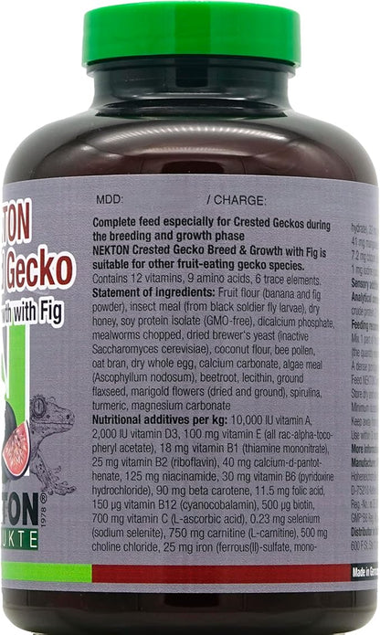 Nekton Crested Gecko Fig for Growth and Breeding 250g (8.82oz) NEKTON