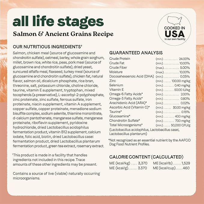 Canidae All Life Stages Real Salmon & Ancient Grains Recipe – High Protein Premium Dry Dog Food for All Ages, Breeds, and Sizes– 27 lbs. - PAWPICO