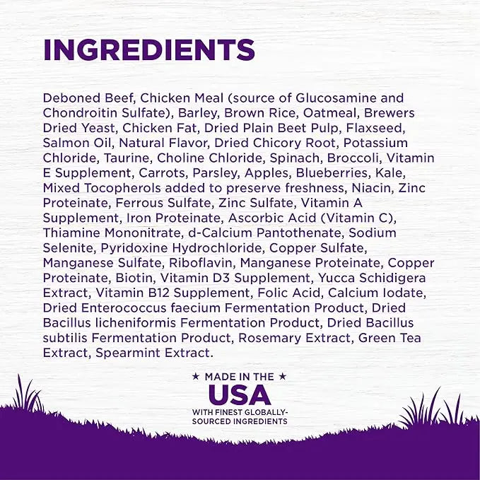 Wellness Complete Health Adult Dry Dog Food, Beef & Barley Recipe, 26 Pound Bag - PAWPICO