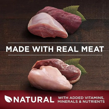 Purina ONE True Instinct Tender Cuts in Gravy With Real Turkey and Venison, and With Real Chicken and Duck High Protein Wet Dog Food Variety Pack - (Pack of 12) 13 oz. Cans - PAWPICO