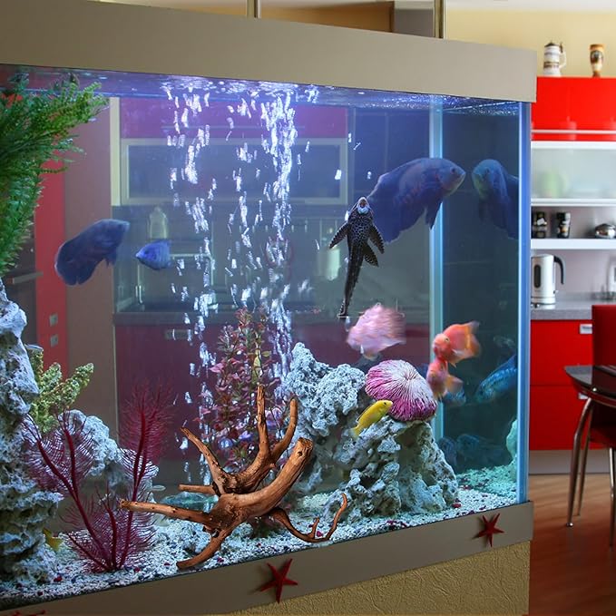 majoywoo Natural Large Driftwood for Aquarium Decor Reptile Decor, Assorted Spider Wood Branch 13-17" Long, Fish Tank Decoration Majoywoo