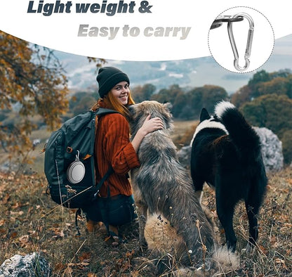 Dog Bowl Pet Collapsible Bowls, 2 Pack Collapsible Dog Water Bowls for Cats Dogs, Portable Pet Feeding Watering Dish for Walking Parking Traveling with 2 Carabiners (Small, Purple & Concrete Gray) - PAWPICO