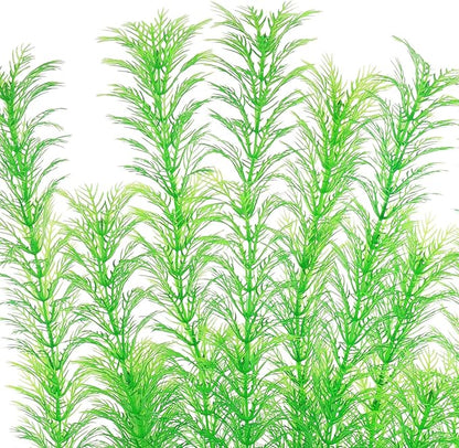 Aquarium Plastic Plants Large, Artificial Plastic Long Fish Tank Plants Decoration Ornaments Safe for All Fish 21 Inches Tall (J67 Grenn) JIH