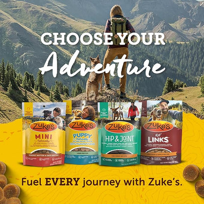 Zuke’s Mini Naturals Dog Training Treats for Dogs of All Sizes, Pet Treats made with Real Beef, 16 oz. Resealable Pouch - 16 oz. Bag - PAWPICO