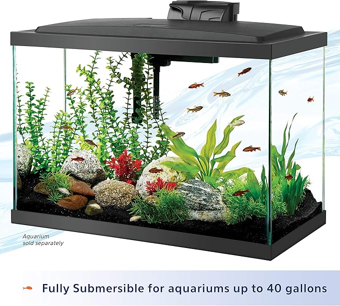 Aqueon Aquarium Fish Tank Preset Heater For Up To 40 Gallons, 100 Watts Aqueon