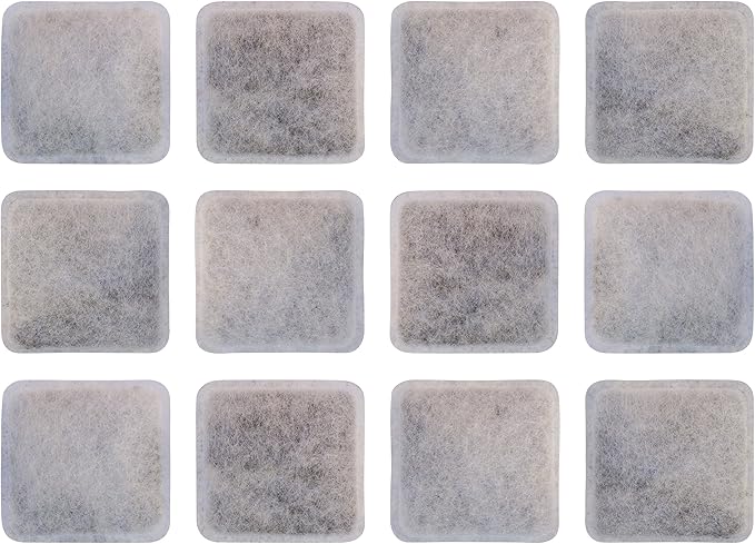 Filters for Petmate Replendish and Petmate Mason Pet Fountains, Pack of 12 For Dog - PAWPICO