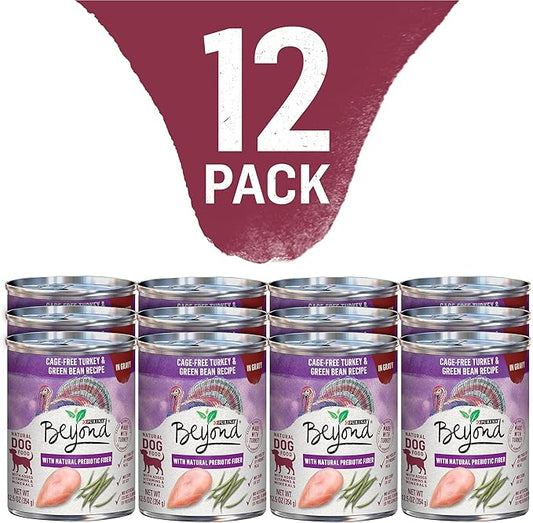 Purina Beyond Grain Free Gravy Wet Dog Food, Grain Free Turkey & Green Bean Recipe in Gravy - (12) 12.5 oz. Cans - PAWPICO