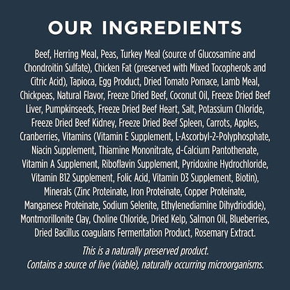 Instinct Raw Boost Small Breed Grain Free Recipe with Real Beef Natural Dry Dog Food, 4 lb. Bag - PAWPICO