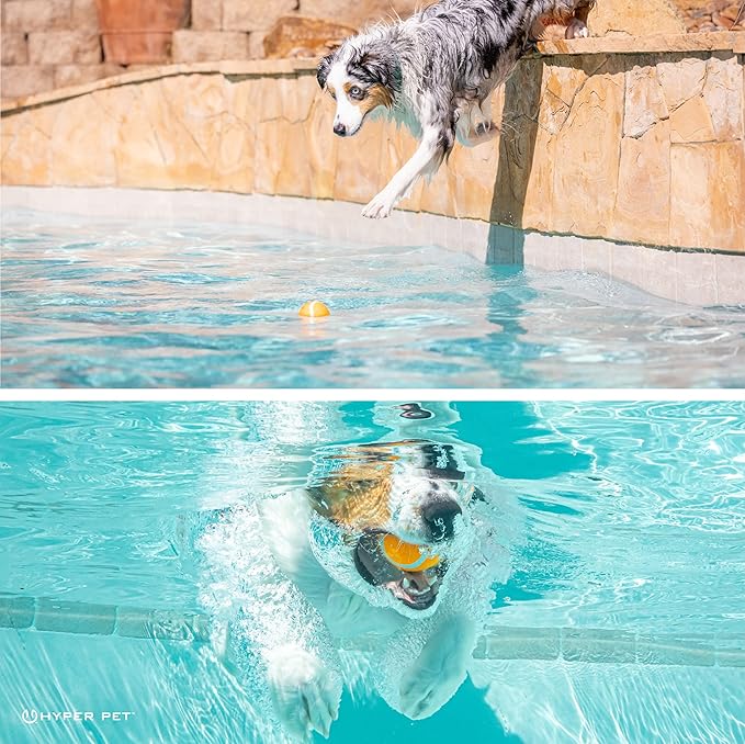 Hyper Pet Tennis Balls for Dogs (Pet Safe Ball for Exercise and Training) Interactive Dog Toys work with Hyper Pet K9 Kannon K2 Dog Ball Launcher - 4 Pack 2.5" Orange - PAWPICO