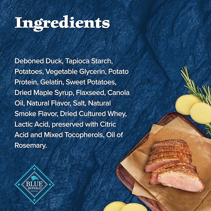 Blue Buffalo Wilderness Wild Bits Soft & Chewy Training Treats for Dogs, Grain-Free, Duck Recipe, 4-oz. Bag - PAWPICO