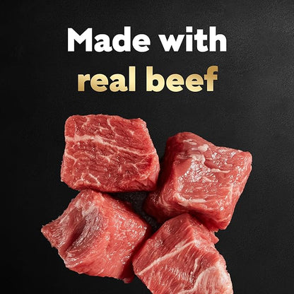 CESAR Adult Wet Dog Food Filets in Gravy New York Strip Flavor, 3.5 oz. Easy Peel Trays, Pack of 24 - PAWPICO