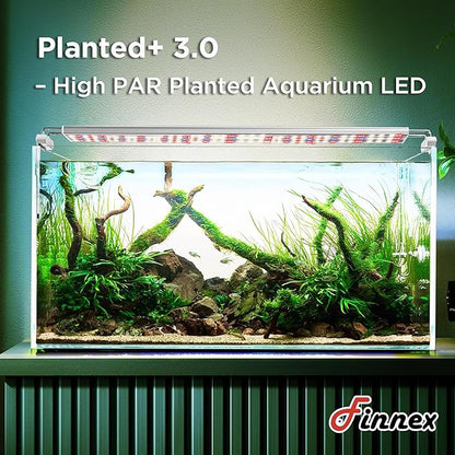 Finnex Planted+ 24/7 Aquarium LED Light, 660nm Plant Red, 3.0 Series, 24" Finnex