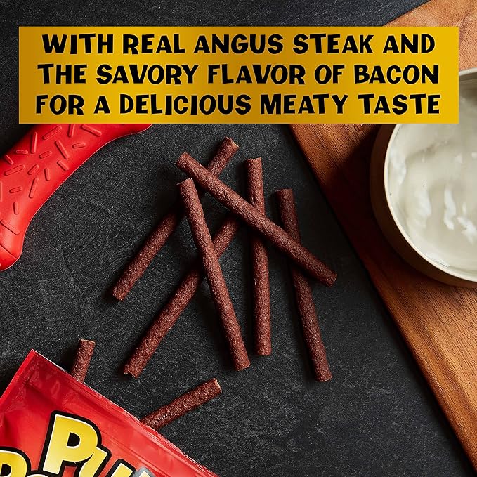 Pup-Peroni Dog Treats, Filet Mignon & Bacon Flavors, 5.6 Ounce (Pack of 8), Made with Real Steak - PAWPICO