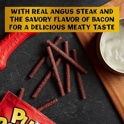 Pup-Peroni Dog Treats, Filet Mignon & Bacon Flavors, 5.6 Ounce (Pack of 8), Made with Real Steak - PAWPICO