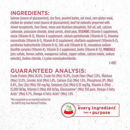 Purina ONE Natural, Sensitive Stomach Dry Dog Food, +Plus Skin & Coat Formula - 16.5 lb. Bag - PAWPICO