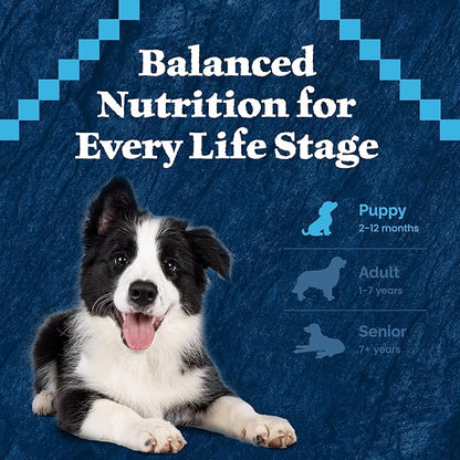 Blue Buffalo Wilderness Rocky Mountain Recipe High-Protein Dry Puppy Food with DHA, Made in the USA with Natural Ingredients Plus Wholesome Grains, Red Meat, 4.5-lb. Bag - PAWPICO