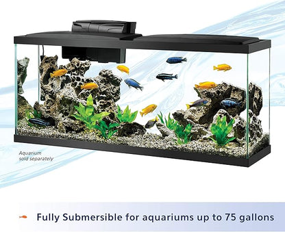 Aqueon Aquarium Fish Tank Preset Heater For Up To 75 Gallons, 200 Watts Aqueon