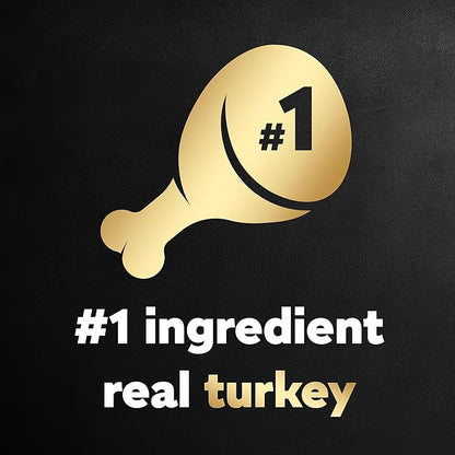 CESAR Soft Wet Dog Food Filets in Gravy Turkey Recipe, (24) 3.5 oz. Easy Peel Trays - PAWPICO