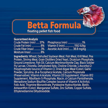 Aqueon PRO Pellet Fish Food Betta Formula 1.4 oz Aqueon