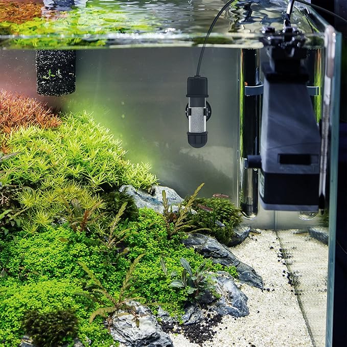 hygger Small Aquarium Betta Heater, Submersible Fish Tank Heater 10W/25W/50W/100W with LED Digital Display, Suitable for Marine Saltwater and Freshwater up to 5/10/16/26 Gallon hygger