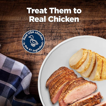 Blue Buffalo Nudges Jerky Cuts Dog Treats, Made in the USA with Natural Ingredients, Chicken & Duck, 16-oz Bag - PAWPICO