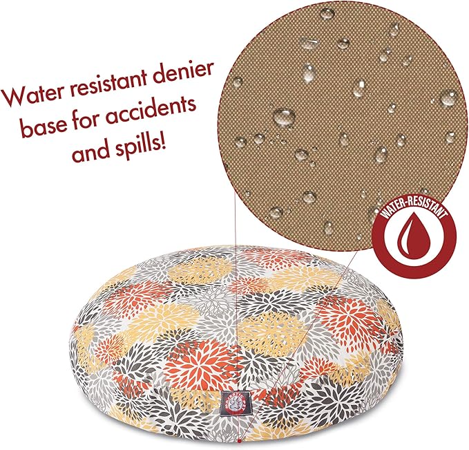 Majestic Pet Citrus Blooms Small Round Pet Bed - PAWPICO