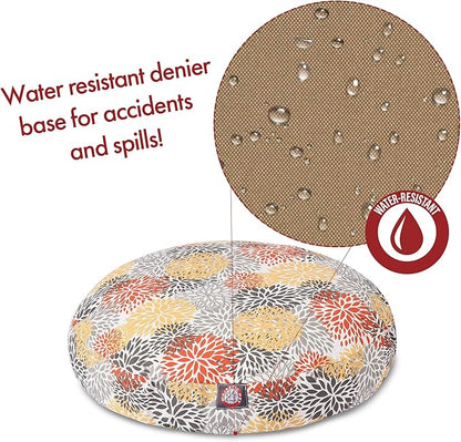 Majestic Pet Citrus Blooms Small Round Pet Bed - PAWPICO