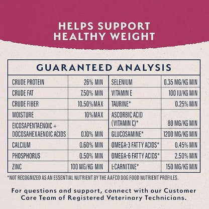 Natural Balance Original Ultra Fat Dogs Chicken Meal, Salmon Meal & Barley Recipe Low Calorie Dry Dog Food, 11 Pounds - PAWPICO