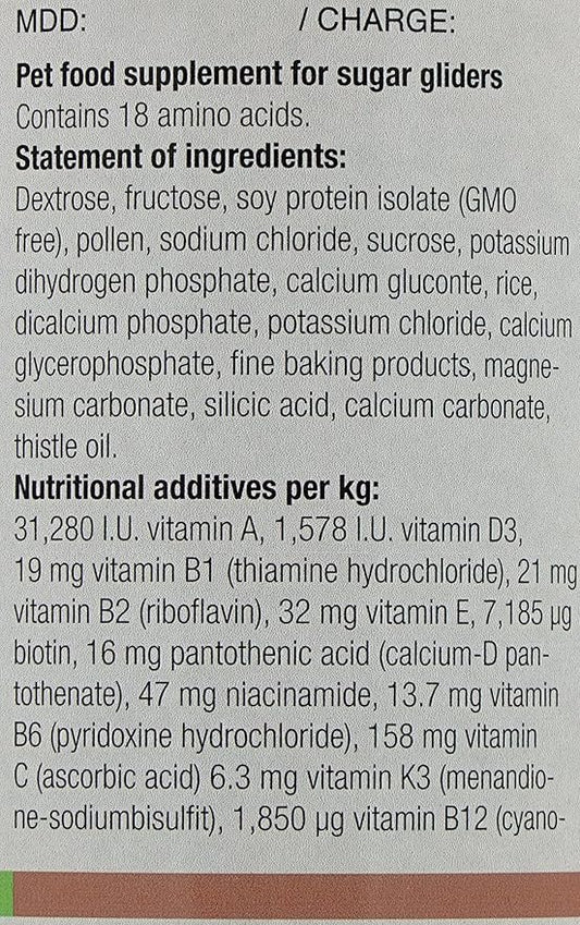 Nekton Sugar-Glider Food Supplement for Sugar Gliders 100gm / 3.53oz NEKTON