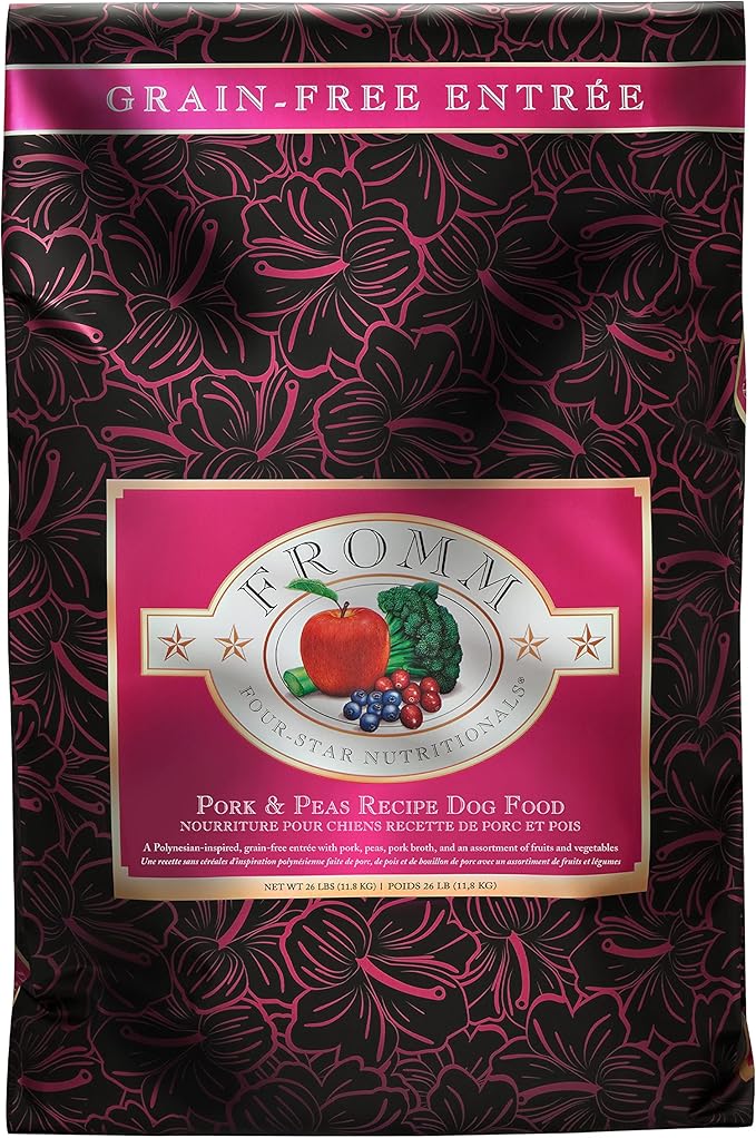 Fromm Four-Star Nutritionals Pork & Peas Dog Food - Premium Dry Dog Food - Pork Recipe - 26 lb - PAWPICO