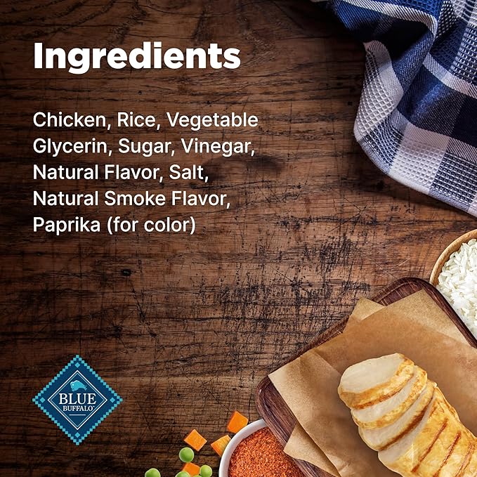 Blue Buffalo Nudges Jerky Cuts Dog Treats, Made in the USA with Natural Ingredients, Chicken & Duck, 16-oz Bag - PAWPICO