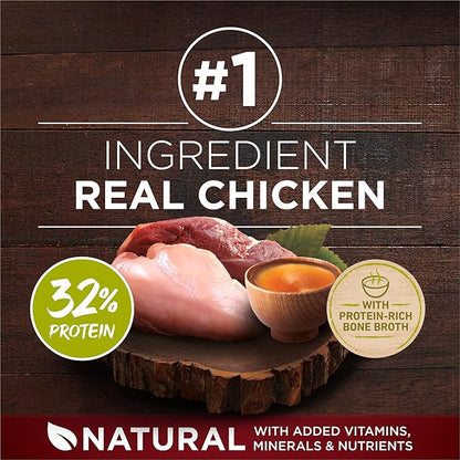 Purina ONE True Instinct High Protein Dry Dog Food Formula with Real Chicken and Duck Natural with Added Vitamins and Minerals Dog Food - 27.5 lb. Bag - PAWPICO