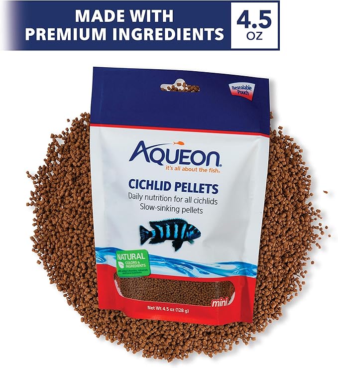 Aqueon Cichlid Food Mini 4.5 Ounces Aqueon