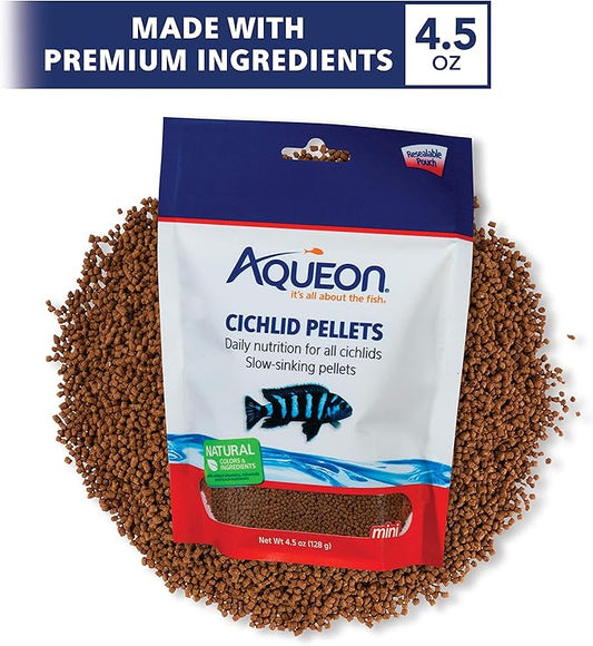 Aqueon Cichlid Food Mini 4.5 Ounces Aqueon