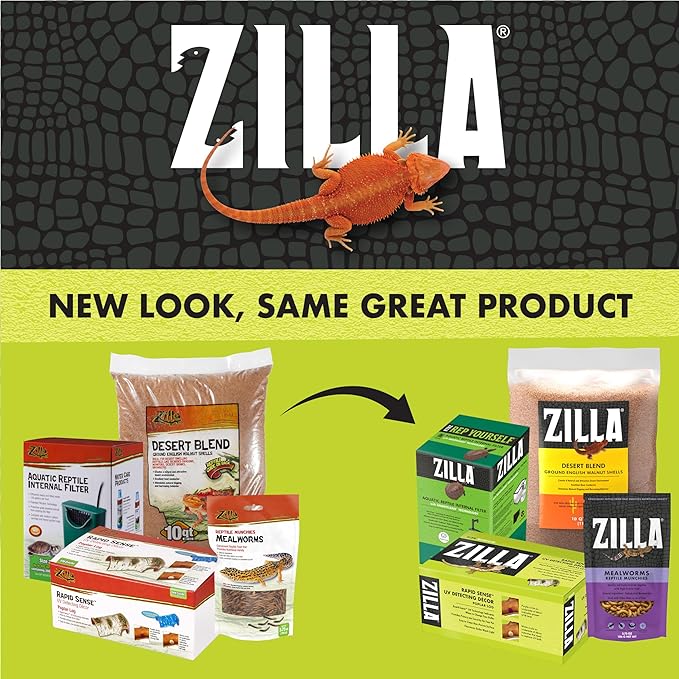 Zilla Reptile T8 Slimline Tropical Pet Habitat Light Fixture with 15 Watt Fluorescent Bulb, 18 Inches Zilla