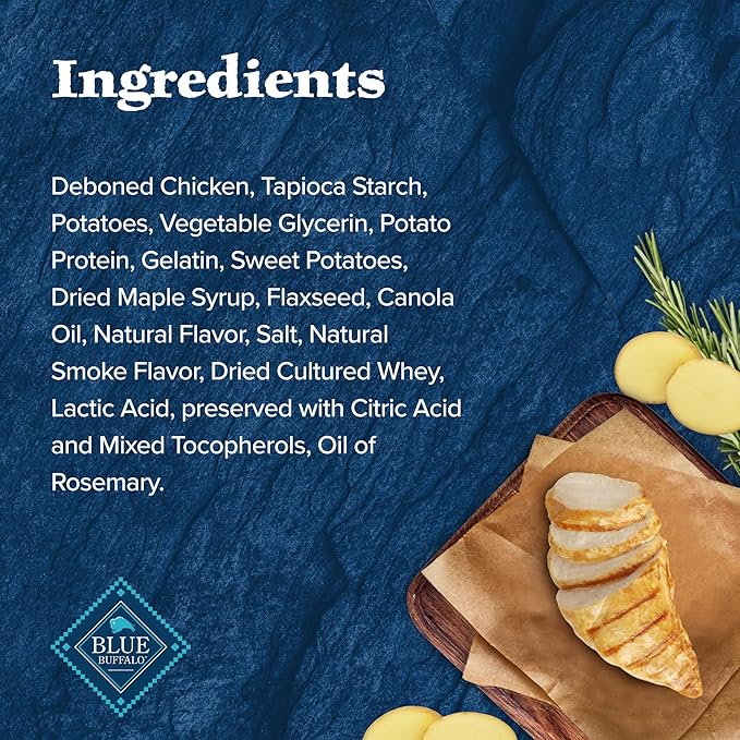 Blue Buffalo Wilderness Wild Bits Soft & Chewy Training Treats for Dogs, Grain-Free, Chicken Recipe, 4-oz. Bag - PAWPICO