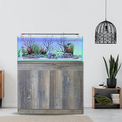 CURRENT USA ColorPlus Smart Freshwater Aquarium & Terrarium LED Light with App and Voice Control | Alexa & Google Home Compatible | Extra Vivid Colors for Fish Tank| Aluminum (for Tanks 48" to 60") Current+USA