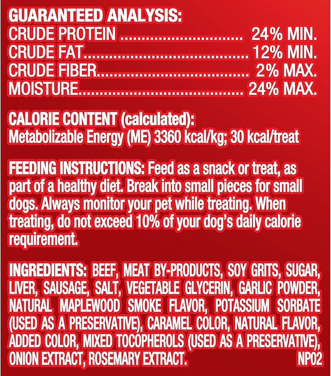 Pup-Peroni Dog Treats, Real Sausage with Maplewood Smoke Flavor, 5.6 Ounce (Pack of 8), Made with Real Beef - PAWPICO