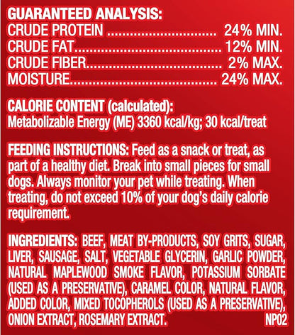 Pup-Peroni Dog Treats, Real Sausage with Maplewood Smoke Flavor, 5.6 Ounce (Pack of 8), Made with Real Beef - PAWPICO
