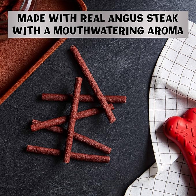 Pup-Peroni Dog Treats, Prime Rib Flavor, 5.6 Ounce (Pack of 8), Made with Real Steak - PAWPICO