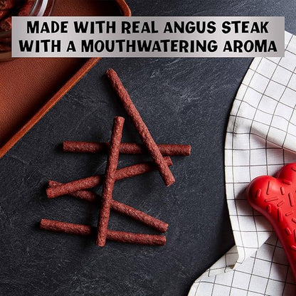 Pup-Peroni Dog Treats, Prime Rib Flavor, 5.6 Ounce (Pack of 8), Made with Real Steak - PAWPICO