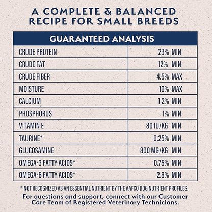 Natural Balance Limited Ingredient Small-Breed Adult Dry Dog Food with Healthy Grains, Beef & Brown Rice, 12 Pound (Pack of 1) - PAWPICO