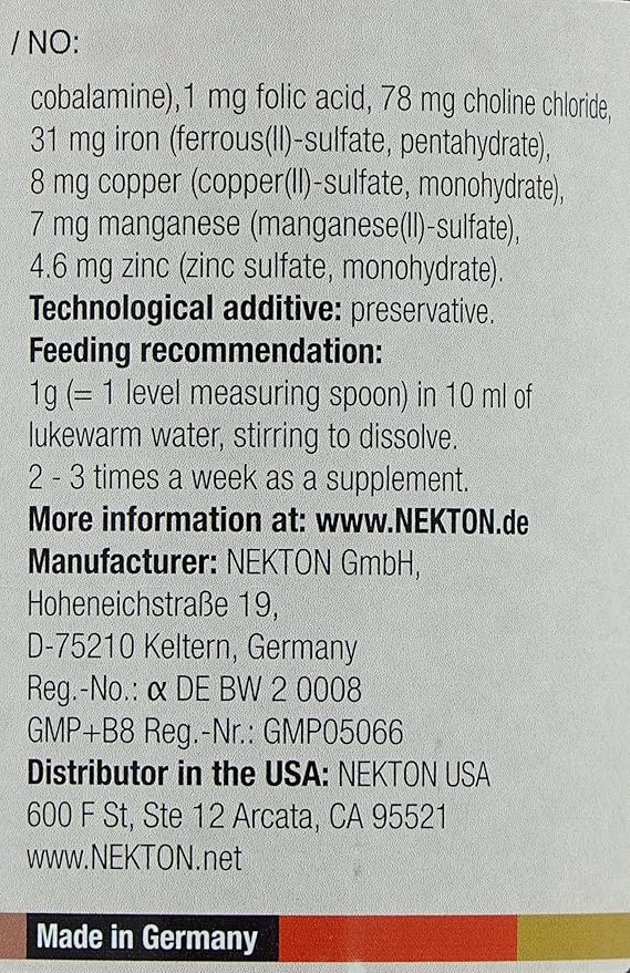 Nekton Sugar-Glider Food Supplement for Sugar Gliders 100gm / 3.53oz NEKTON