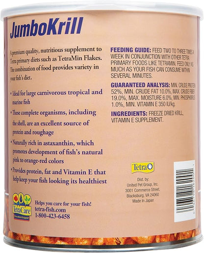 Tetra 16200 84 oz Jumbo Krill Aquatic Supplement, One Size Tetra